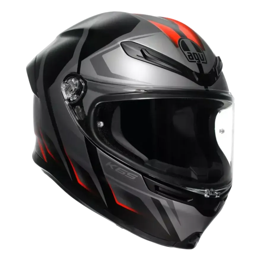 AGV K6 S Karve Matt Black Grey Red