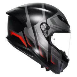 AGV K6 S Karve Matt Black Grey Red