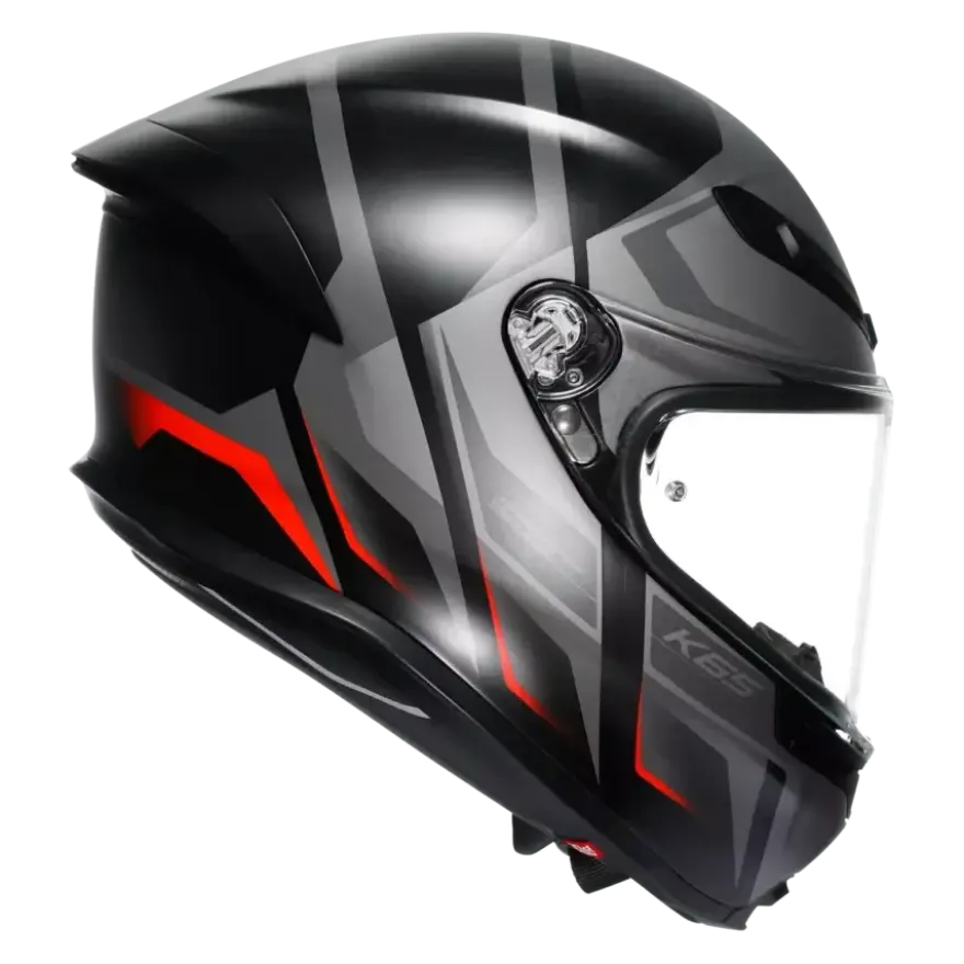 AGV K6 S Karve Matt Black Grey Red