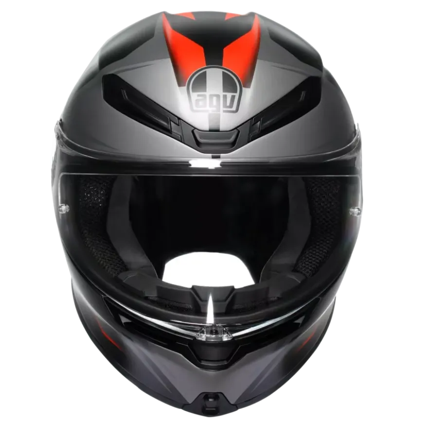 AGV K6 S Karve Matt Black Grey Red