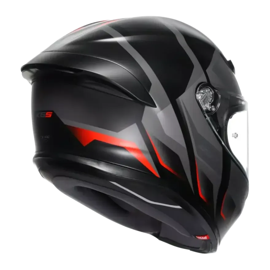 AGV K6 S Karve Matt Black Grey Red