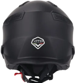 Helm Vito Jet Bruzano Mat Zwart