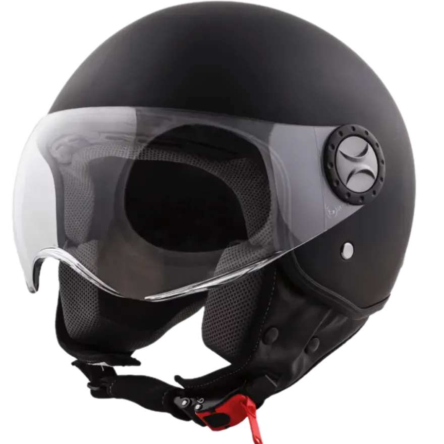 Helm Vito Jet Loreto Mat Zwart