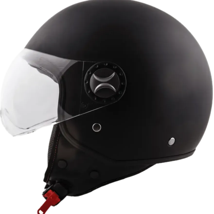 Helm Vito Jet Loreto Mat Zwart