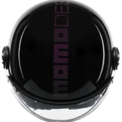 Momo FGTR Classic Stripes Glossy Black Fuxia