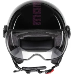 Momo FGTR Classic Stripes Glossy Black Fuxia