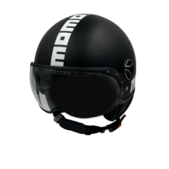 Momo Jet FGTR Classic Nero Opaco Silver