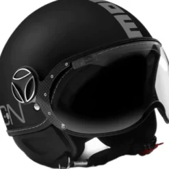Momo Jet FGTR Classic Nero Opaco Silver