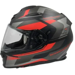 Scorpion Exo-491 Abilis Matt Black-Silver-Red