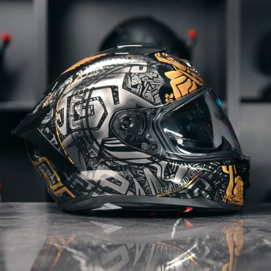 Scorpion EXO-1500 Apus Black Grey Gold