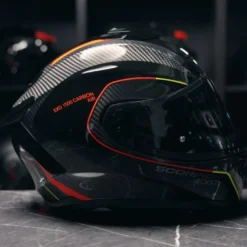 Scorpion EXO-1500 Carbon Mundi Black Red Yellow