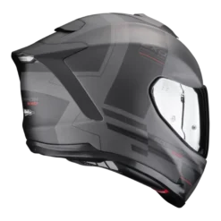 Scorpion EXO-1500 Dual Silver Matt Black Red