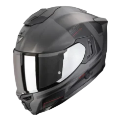 Scorpion EXO-1500 Dual Silver Matt Black Red