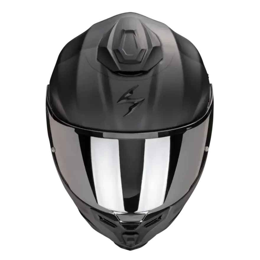Scorpion EXO-1500 Dual Silver Matt Black Red