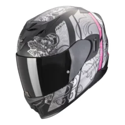 Scorpion Exo-520 Evo Air Fasta Matt Black-Silver-pink