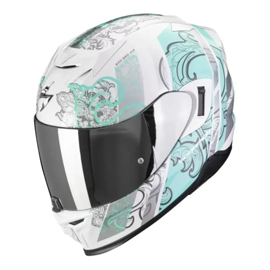 Scorpion Exo-520 Evo Air Fasta White-Light blue