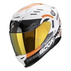 Scorpion Exo-520 Evo Air Titan White Orange