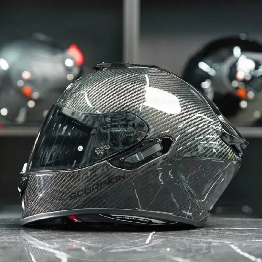 Scorpion Exo-1400 Evo II Carbon Air Solid Glossy Black