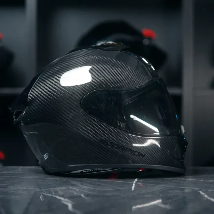 Scorpion Exo-1400 Evo II Carbon Air Solid Glossy Black