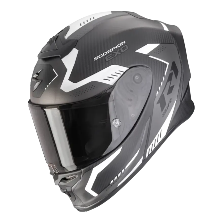 Scorpion Exo-R1 Evo Carbon Air Propel Matt Black Silver