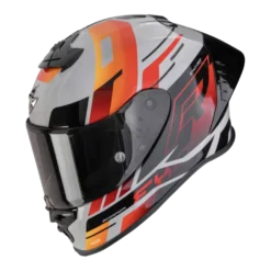 Scorpion EXO-R1 Evo II Adrenaline Grey Red Orange