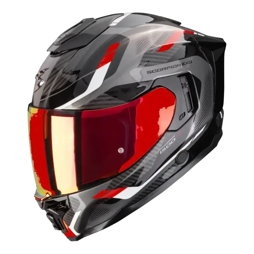 Scorpion EXO-1500 Sleek Black Red