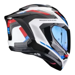 Scorpion EXO-1500 Sleek White Red Blue