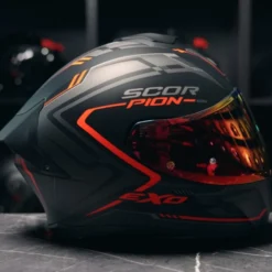 Scorpion EXO-530 Slope Matt Black Red