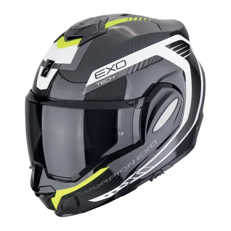 Scorpion Exo-Tech Evo Carbon Cosy Black-Neon yellow