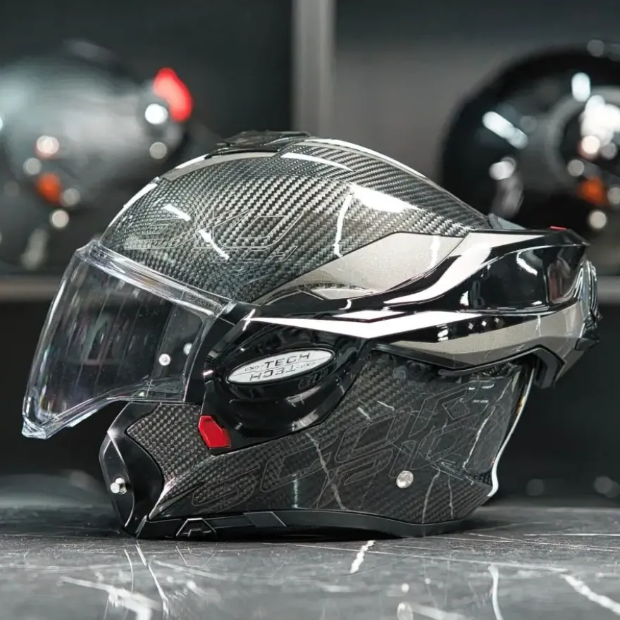 Scorpion Exo-Tech Evo Carbon Rover Black-White