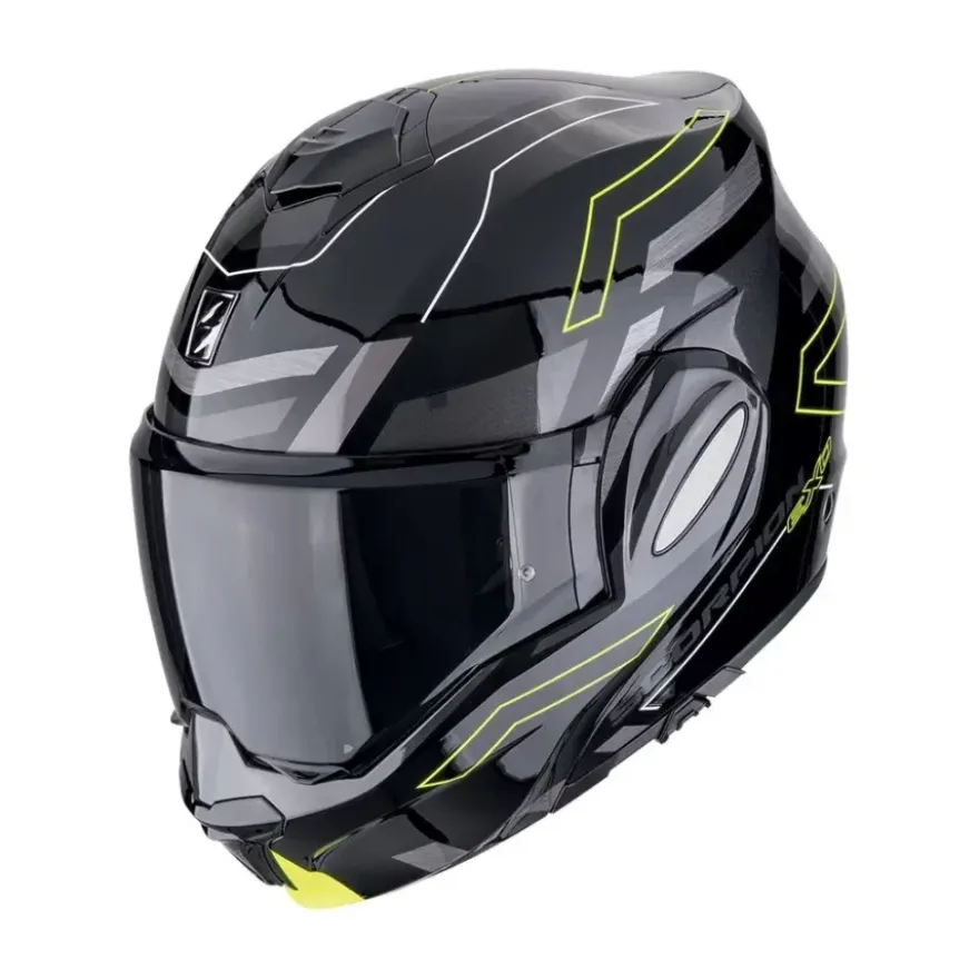 Scorpion Exo-Tech Evo Conquer Black-Neon Yellow