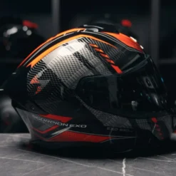 Scorpion EXO-530 Theras Black Metal Red
