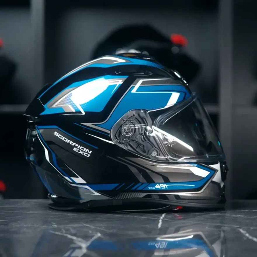 Scorpion Exo-491 Zumo Black Blue