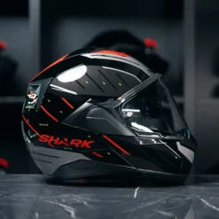 Shark OXO Rydger Black Silver Red