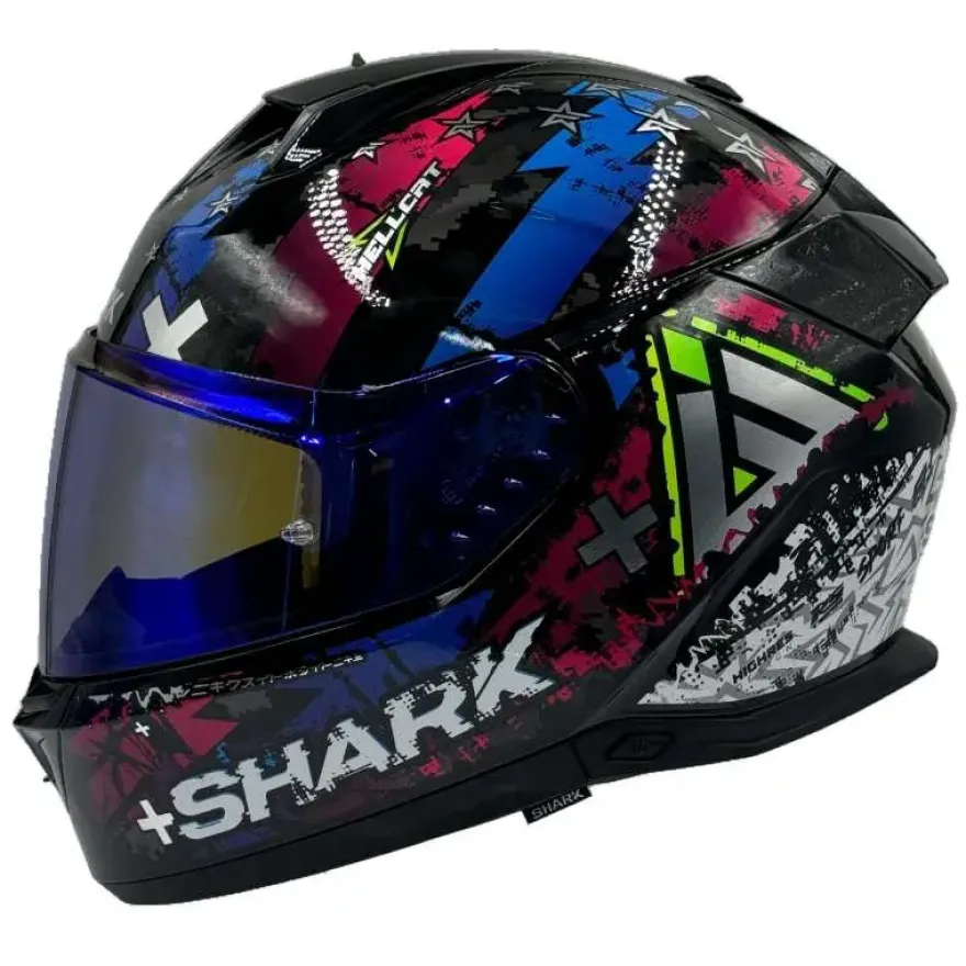 Shark Skwal i3 Hellcat Black Chrom Blue KUB