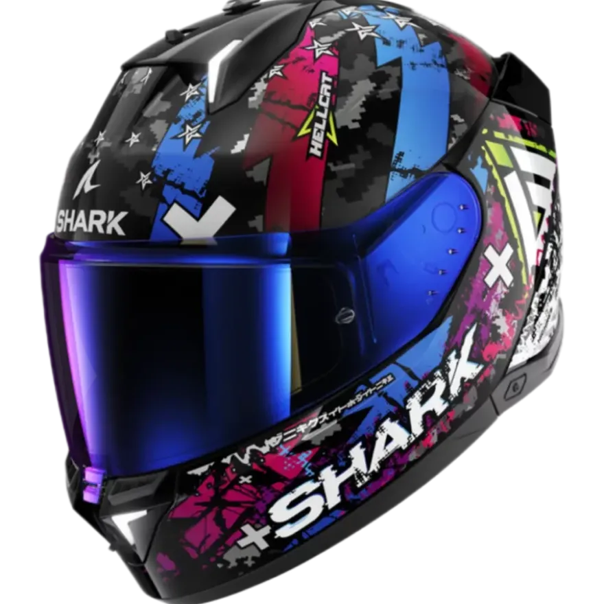Shark Skwal i3 Hellcat Black Chrom Blue KUB