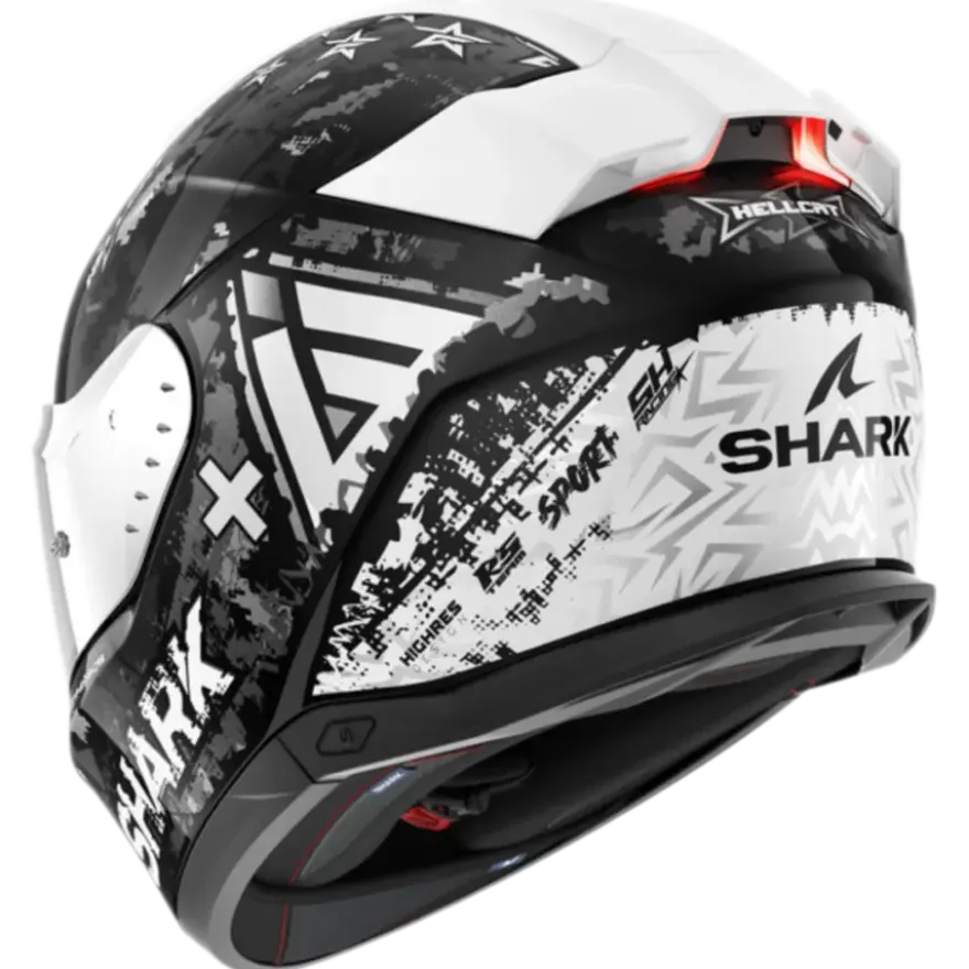 Shark Skwal i3 Hellcat Black Chrom Silver KUS