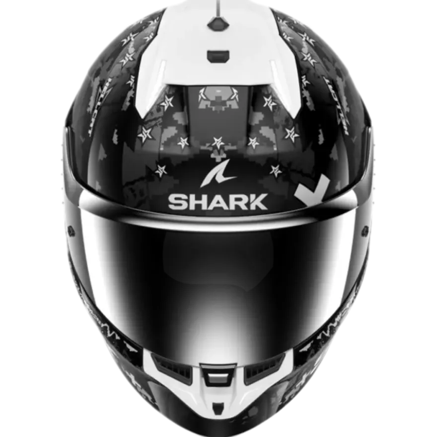 Shark Skwal i3 Hellcat Black Chrom Silver KUS