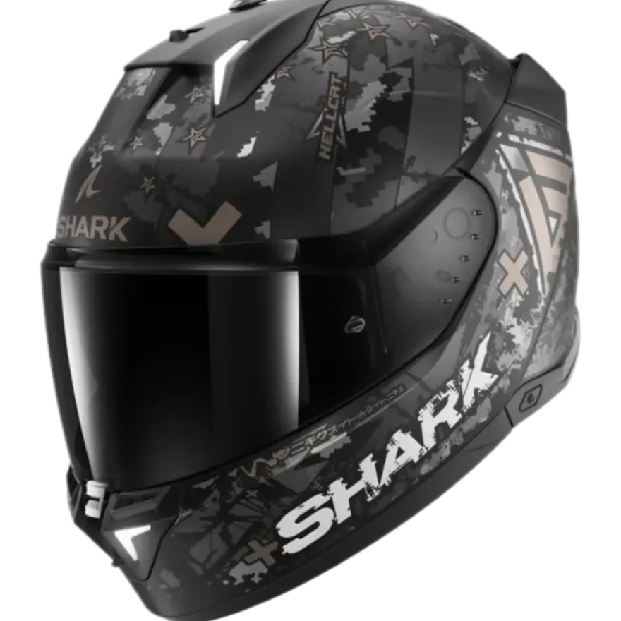Shark Skwal i3 Hellcat Mat Black Chrom Anthracite KUA