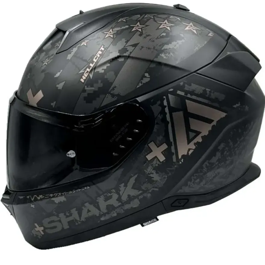 Shark Skwal i3 Hellcat Mat Black Chrom Anthracite KUA