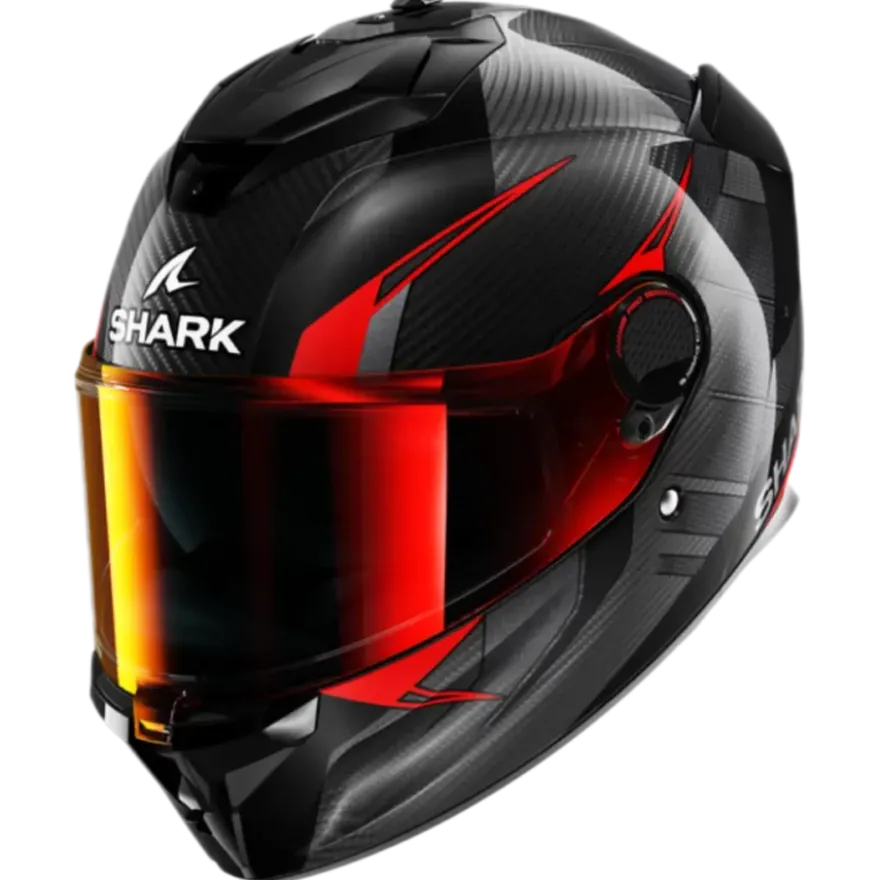 Shark Spartan GT Pro Kultram Carbon Black Red