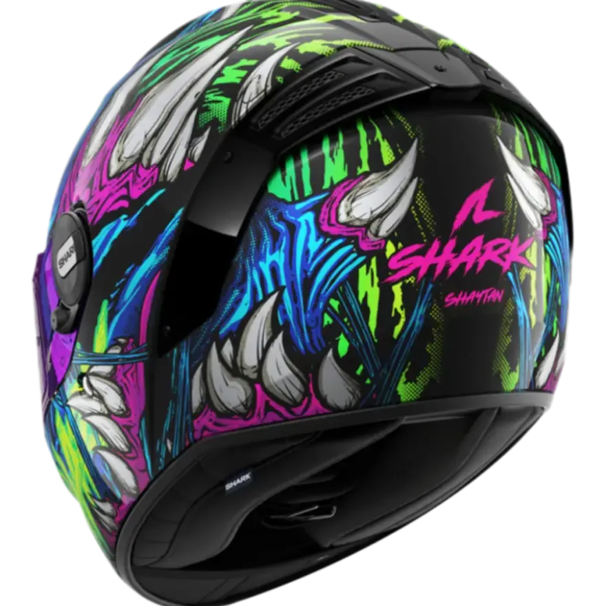 Shark Spartan RS Shaytan Black Green Violet