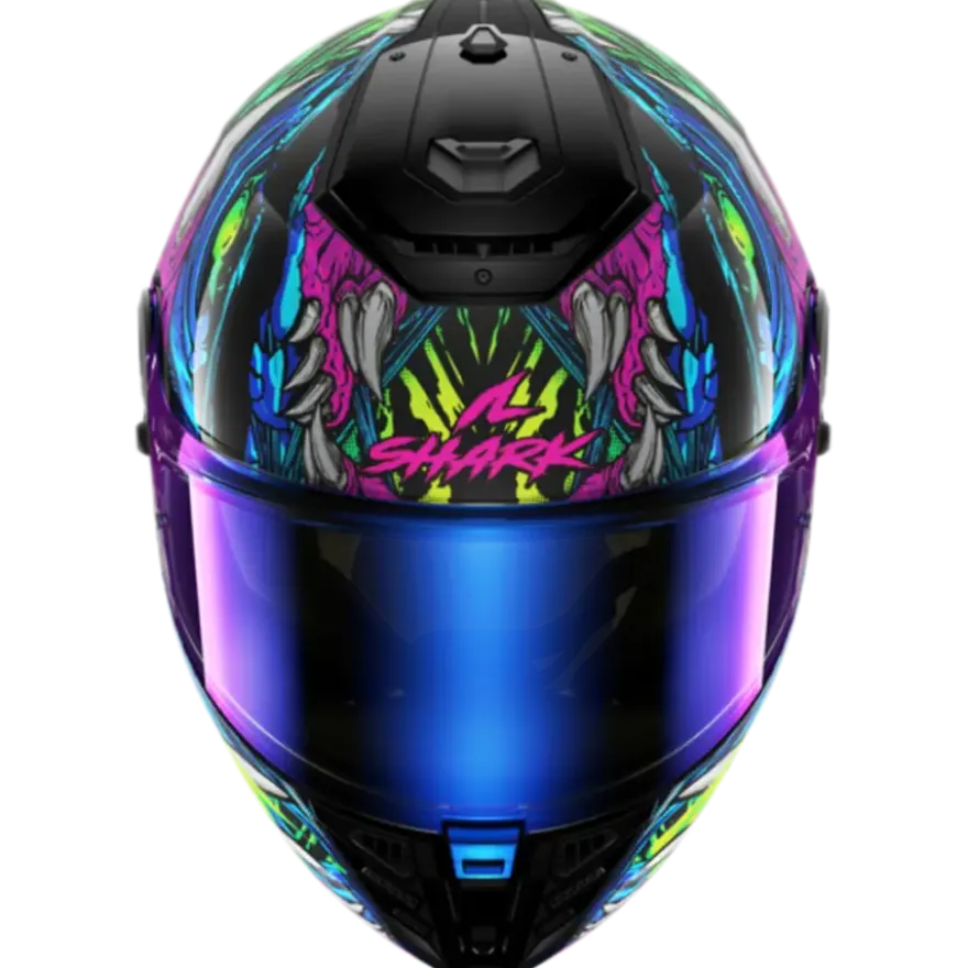 Shark Spartan RS Shaytan Black Green Violet