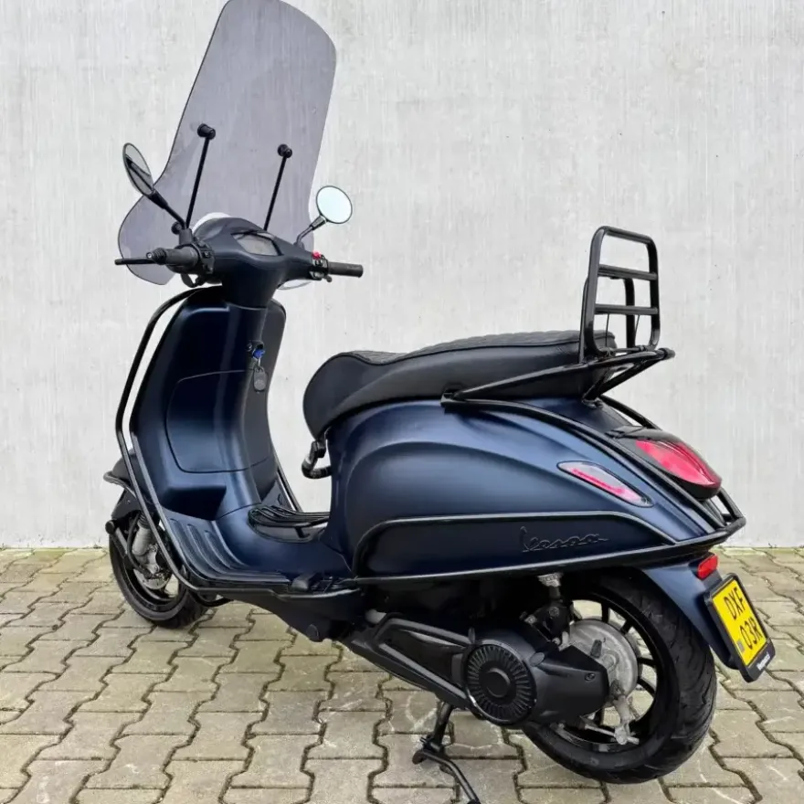 SOLD Vespa Primavera Custom Opaco Dark Blue DXF-03-R
