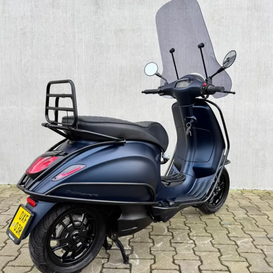 SOLD Vespa Primavera Custom Opaco Dark Blue DXF-03-R