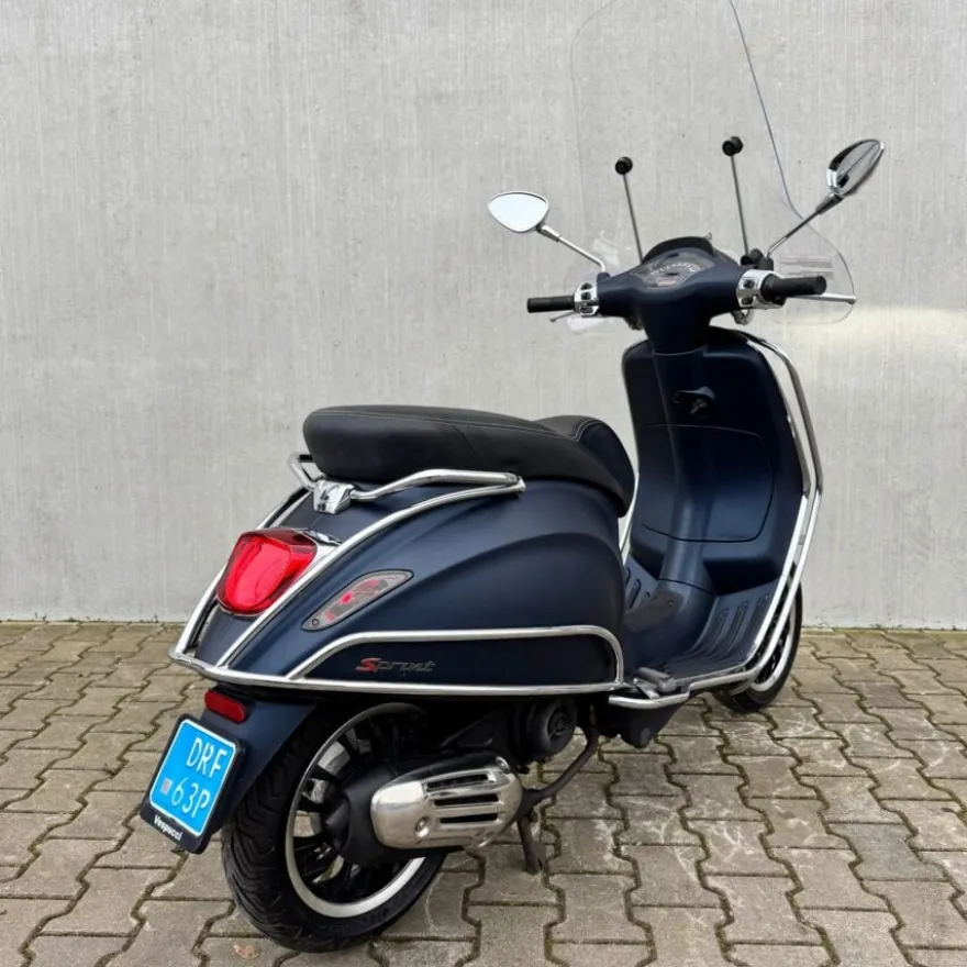 SOLD Vespa Sprint Custom Opaco Blue DRF-63-P