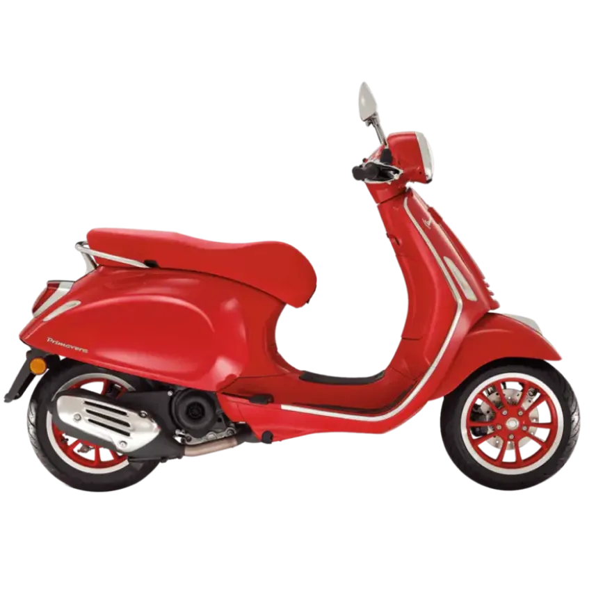 Vespa Primavera Red Facelift 2026