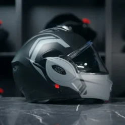 Vito Reverse Mat Zwart Grijs